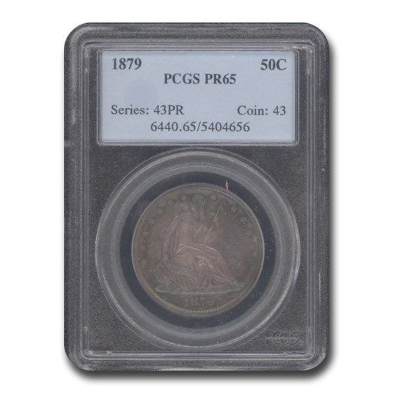1879 Liberty Seated Half Dollar PR-65 PCGS 1879 Liberty Seated Half Dollar PR-65 PCGS
